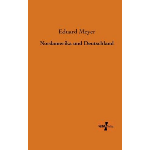 Nordamerika Und Deutschland Paperback, Vero Verlag