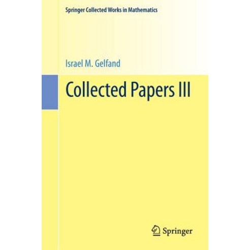 Collected Papers III Paperback, Springer