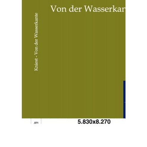 Von Der Wasserkante Paperback, Salzwasser-Verlag Gmbh