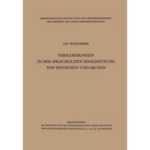 Verschiebungen in Der Sprachlichen Einschatzung Von Menschen Und Sachen Paperback, Vs Verlag Fur Sozialwissenschaften
