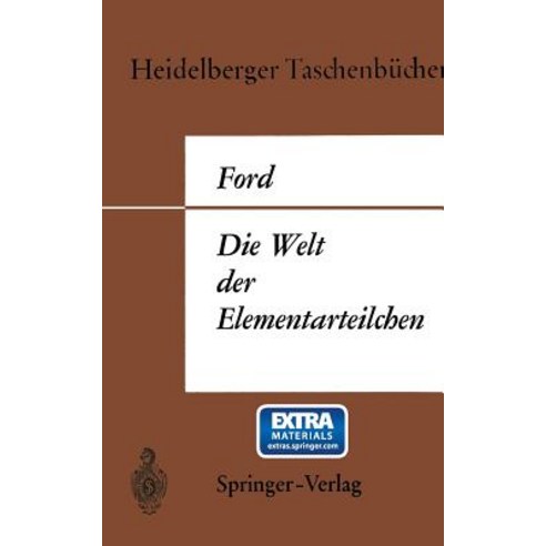 Die Welt Der Elementarteilchen Paperback, Springer