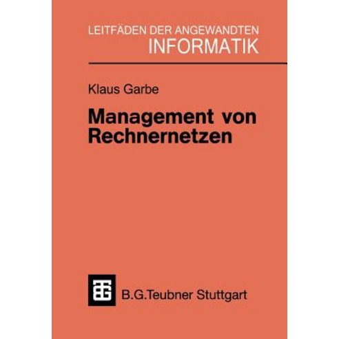 Management Von Rechnernetzen Paperback, Vieweg+teubner Verlag
