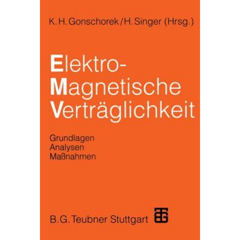 Elektromagnetische Vertraglichkeit: Grundlagen Analysen Manahmen Paperback, Vieweg+teubner Verlag