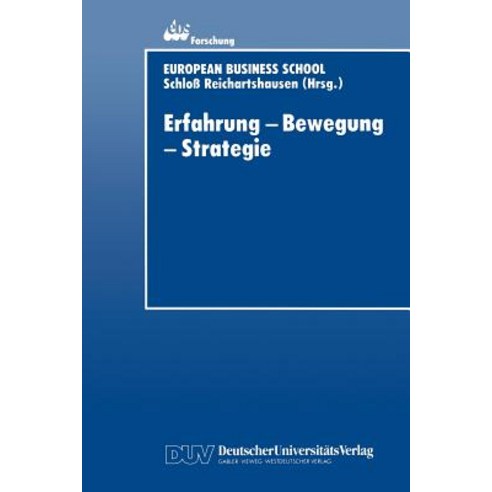 Erfahrung - Bewegung - Strategie Paperback, Deutscher Universitatsverlag