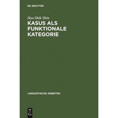 Kasus ALS Funktionale Kategorie Hardcover, Max Niemeyer Verlag