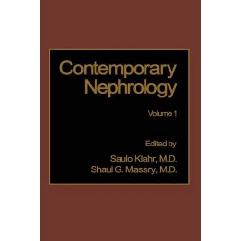 Contemporary Nephrology: Volume 1 Paperback, Springer
