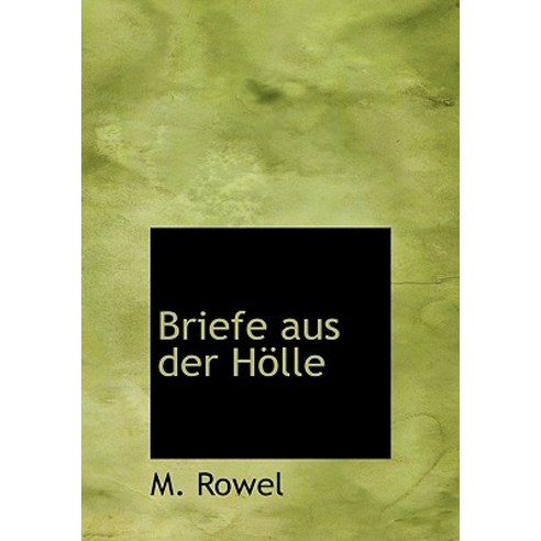 Briefe Aus Der Holle Hardcover, BiblioLife
