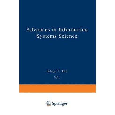 Advances in Information Systems Science: Volume 8 Paperback, Springer