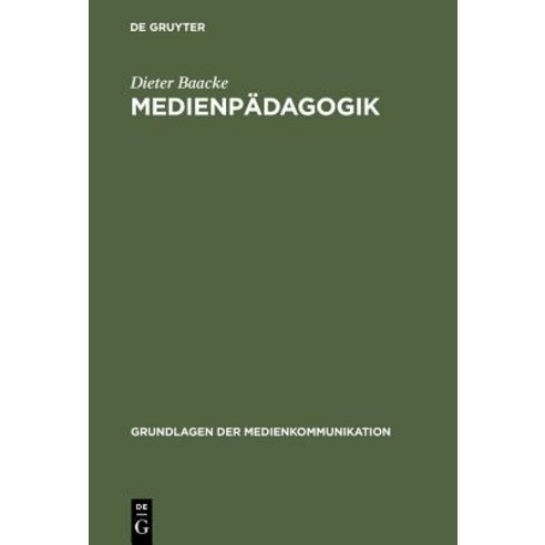 Medienpadagogik Hardcover, de Gruyter