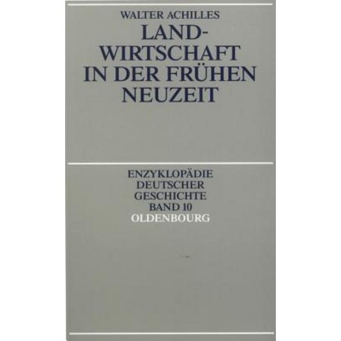 Landwirtschaft in Der Fruhen Neuzeit Paperback, Walter de Gruyter