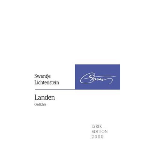 Landen Paperback, Lyrikedition 2000