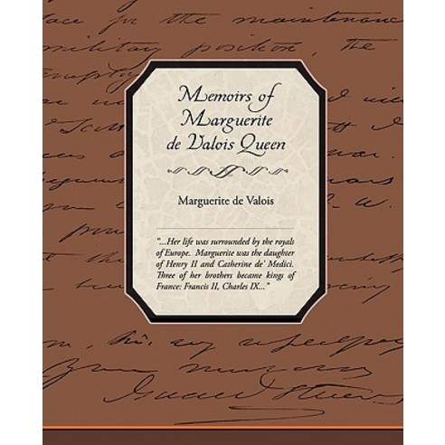 Memoirs of Marguerite de Valois Queen Paperback, Book Jungle