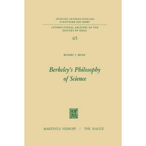 Berkeley''s Philosophy of Science Paperback, Springer
