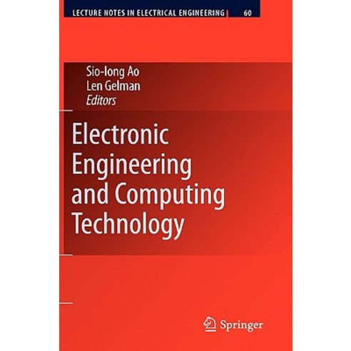 Electronic Engineering and Computing Technology Hardcover, Springer