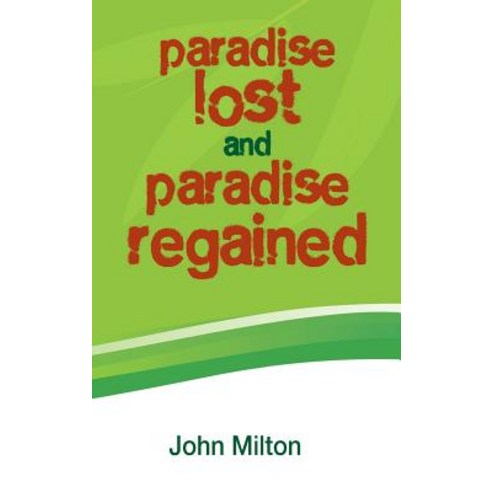 Paradise Lost and Paradise Regained Hardcover, Simon & Brown