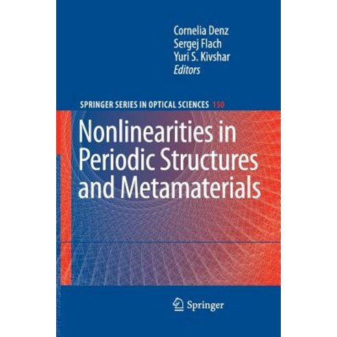 Nonlinearities in Periodic Structures and Metamaterials Paperback, Springer