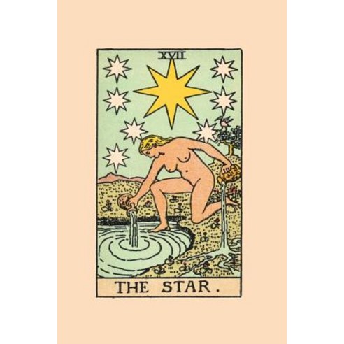 The Star: Tarot Card Journal Vintage Tarot Card Notebook 120-Pages Paperback, Createspace Independent Publishing Platform