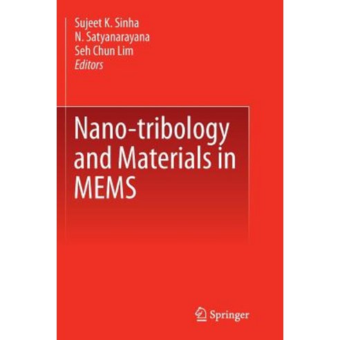 Nano-Tribology and Materials in Mems Paperback, Springer