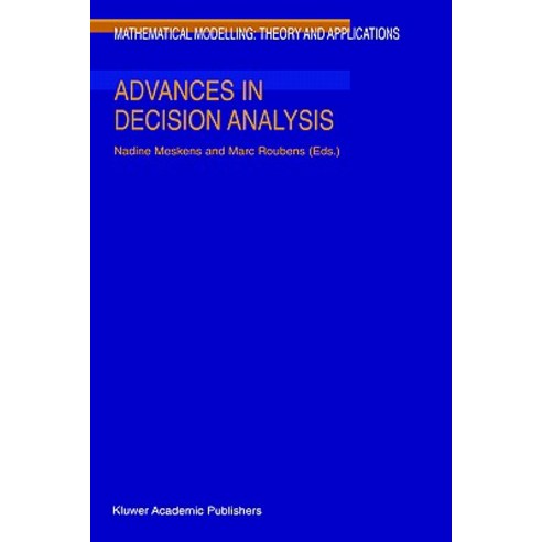 Advances in Decision Analysis Hardcover, Springer