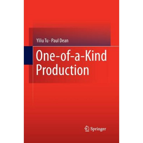 One-Of-A-Kind Production Paperback, Springer