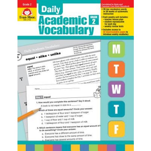 Daily Academic Vocabulary Grade 2, Evan-Moor Educ Publ