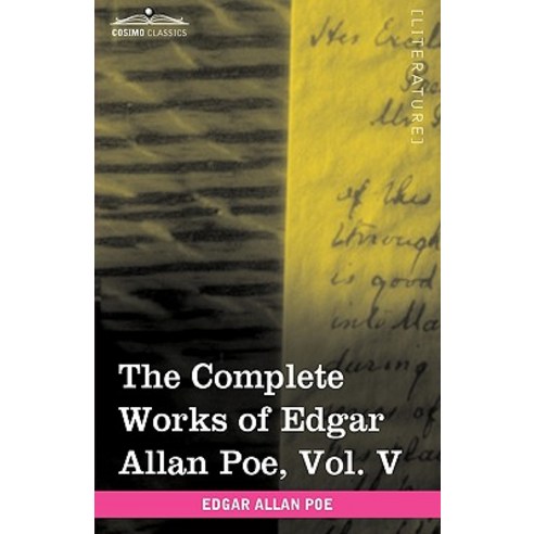 The Complete Works of Edgar Allan Poe Vol. V (in Ten Volumes): Tales Paperback, Cosimo Classics