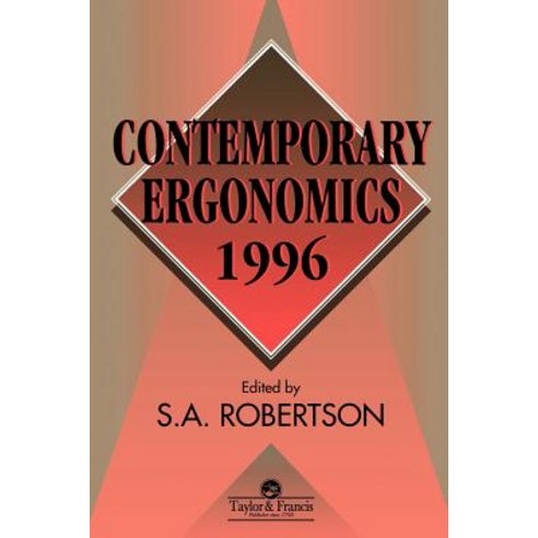 Contemporary Ergonomics 1996 Paperback, Taylor & Francis Us