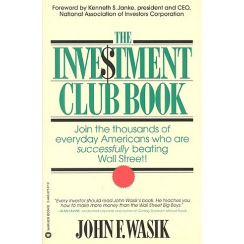 The Investment Club Book Paperback, Warner Books