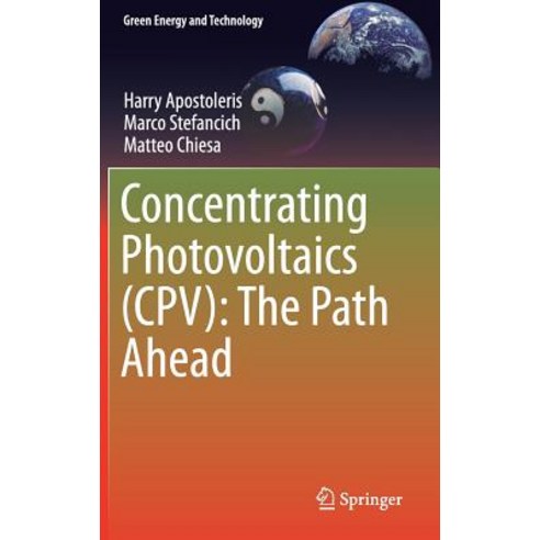 Concentrating Photovoltaics (Cpv): The Path Ahead Hardcover, Springer