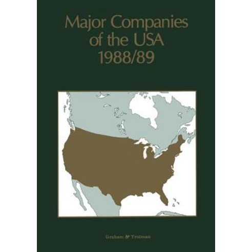 Major Companies of the USA 1988/89 Paperback, Springer