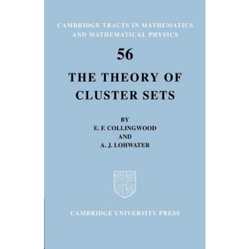 Theory Of Cluster Sets, Cambridge