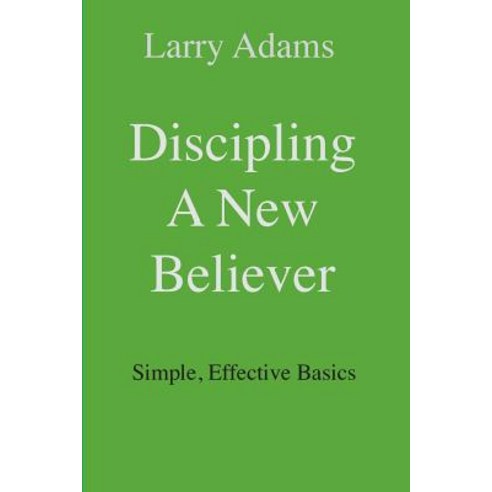 Discipling a New Believer: Simple Effective Basics Paperback, Larry Adams
