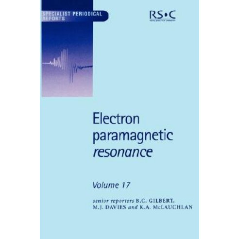 Electron Paramagnetic Resonance: Volume 17 Hardcover, Royal Society of Chemistry