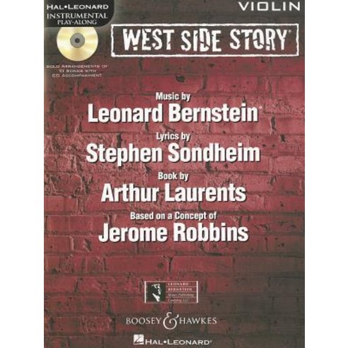 West Side Story: Violin [With CD (Audio)] Paperback, Hal Leonard Publishing Corporation