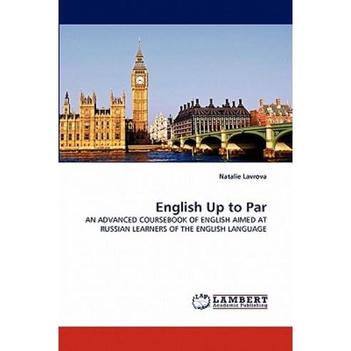 English Up to Par Paperback, LAP Lambert Academic Publishing