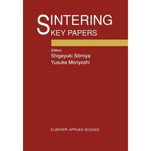 Sintering Key Papers Paperback, Springer