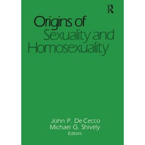 Origins of Sexuality and Homosexuality Paperback, Routledge