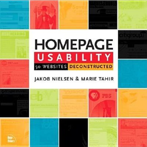 Homepage Usability: 50 Websites Deconstructed Paperback, New Riders ...