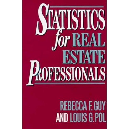 Statistics for Real Estate Professionals Hardcover, Praeger
