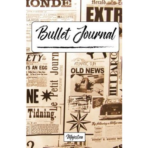 Bullet Journal: 2017 Journal Notebook Dot Grid Journal 122 Pages 5.5x8.5 Amazing News Cover Paperback, Createspace Independent Publishing Platform
