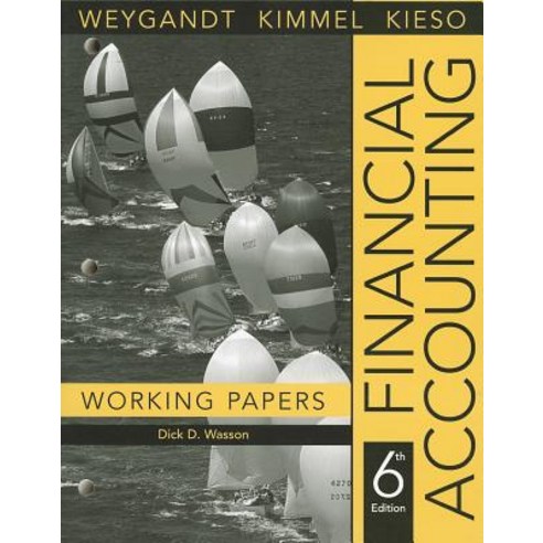 Financial Accounting Working Papers Paperback John Wiley Sons 가격