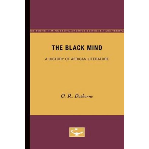 The Black Mind Paperback, Univ of Chicago Behalf of Minnesota Univ Pres