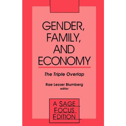 Gender Family and Economy: The Triple Overlap Paperback, Sage Publications, Inc