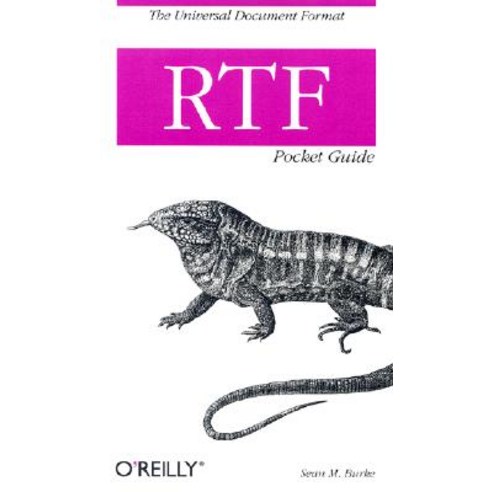 RTF Pocket Guide Paperback, O''Reilly Media