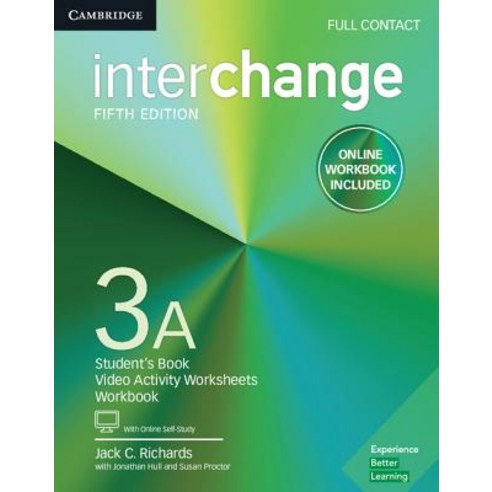 Interchange Level 3a Full Contact with Online Self-Study and Online Workbook Hardcover, Cambridge University Press