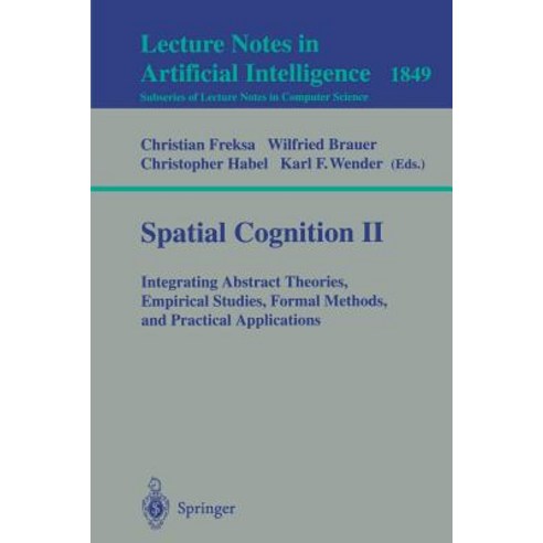 Spatial Cognition Volume 2 Paperback, Springer