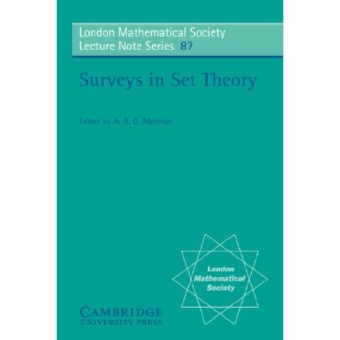 Surveys in Set Theory, Cambridge University Press