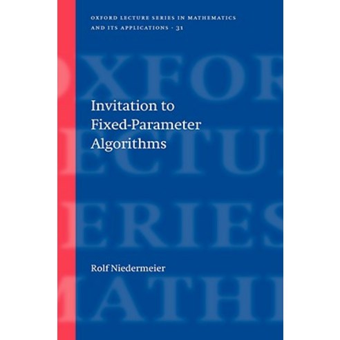 Invitation to Fixed Parameter Algorithms Hardcover, OUP Oxford
