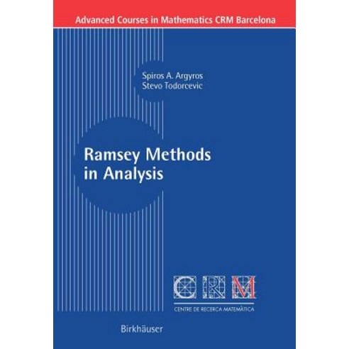 Ramsey Methods in Analysis Paperback, Birkhauser