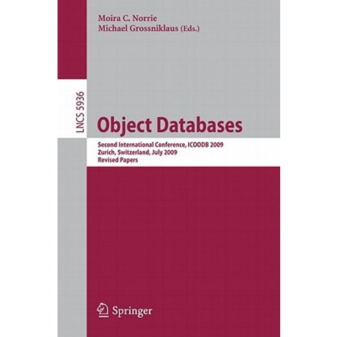 Object Databases Paperback, Springer